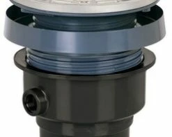 Best deal 🥰 Sioux Chief FinishLine™ 832 Series 2 in. Hub ABS Floor Drain Assembly with 6-1/2 in. Round 304 Stainless Steel Grate and Ring and Strainer ⭐