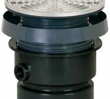 Best Sale 🤩 Sioux Chief FinishLine™ 832 Series 4 in. No Hub ABS Floor Drain Assembly with 6-1/2 in. Round 304 Stainless Steel Grate and Ring and Strainer 👍