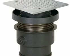 Discount 👏 Sioux Chief FinishLine™ 834 Series 3 in. Push Joint Ductile Iron Cleanout Assembly with 6-5/8 in. Square Stainless Steel Cover 🤩