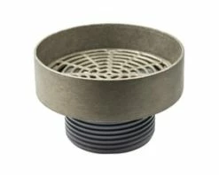 Best Sale 🛒 Sioux Chief 4 in. Hub ABS Floor Drain Fixture with 6-1/2 in. Round Nickel Bronze Grate 🧨