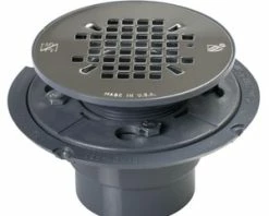 Cheapest ⭐ Sioux Chief 2 in. Inside Caulk Plastic Chrome Shower Drain ⌛