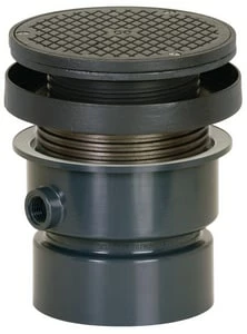 Discount π Sioux Chief 4 in. Hub PVC Cleanout with 6-1/2 in. Ductile Iron Round Sleeve, Ring and Cover π 3 Discount π Sioux Chief 4 in. Hub PVC Cleanout with 6-1/2 in. Ductile Iron Round Sleeve, Ring and Cover π