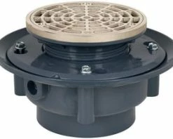 Best Pirce 🎁 Sioux Chief 863 Series 4 in. Flash Drain with Round Pattern Ring and Strainer ⌛