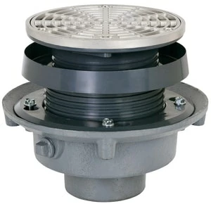 Discount 🤩 Sioux Chief FinishLine™ 833 Series 4 in. No Hub Cast Iron Floor Drain Assembly with 6-1/2 in. Round 304 Stainless Steel Grate and Ring and Strainer 🤩 3 Discount 🤩 Sioux Chief FinishLine™ 833 Series 4 in. No Hub Cast Iron Floor Drain Assembly with 6-1/2 in. Round 304 Stainless Steel Grate and Ring and Strainer 🤩