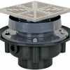 Flash Sale 😀 Sioux Chief FinishLine™ 833 Series 3 in. Hub ABS Floor Drain Assembly with 6-1/2 in. Square 304 Stainless Steel Grate and Ring and Strainer 👏 -Cheap Sioux Chief Store Query 1074