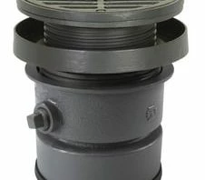 Discount 😍 Sioux Chief 4 in. Push Joint Ductile Iron Floor Drain Assembly with 6-1/2 in. Round Grate and Ring and Strainer ✔️