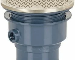 Best Sale 🎁 Sioux Chief 3 in. Hub PVC Adjustable Cleanout with Square Nickel Bronze Top 🧨