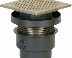 Budget 🔔 Sioux Chief FinishLine™ 834 Series 3 in. No Hub Ductile Iron Cleanout Assembly with 6-5/8 in. Square Nickel Bronze Ring and Cover 💯
