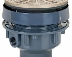 Cheapest ✔️ Sioux Chief FinishLine™ 832 Series 2 x 3 in. Hub PVC Floor Drain Assembly with 5-1/2 in. Round Nickel Bronze Grate and Ring and Strainer ✔️
