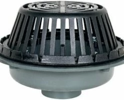 Deals ⌛ Sioux Chief 4 in. PVC Hub Roof Drain with Polyethylene Dome Strainer 🧨
