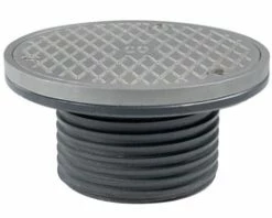 Best Pirce 💯 Sioux Chief Halo™ 834 Series 3 in. No Hub Ductile Iron Cleanout Fixture with 6-1/2 in. Round Stainless Steel Ring and Cover 😉