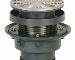 Deals 🔥 Sioux Chief FinishLine™ 833 Series 3 in. Push Joint Cast Iron Floor Drain Assembly with 6-1/2 in. Round 304 Stainless Steel Grate and Ring and Strainer 👏