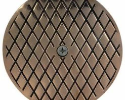 Promo 😀 Sioux Chief 6-1/8 in. Nickel Bronze Cleanout Round Cover with Screw 🎉