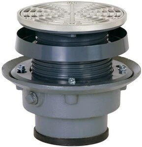 Outlet 👍 Sioux Chief FinishLine™ 833 Series 2 in. Push Joint Cast Iron Floor Drain Assembly with 6-1/2 in. Round 304 Stainless Steel Grate and Ring and Strainer 🎉 3 Outlet 👍 Sioux Chief FinishLine™ 833 Series 2 in. Push Joint Cast Iron Floor Drain Assembly with 6-1/2 in. Round 304 Stainless Steel Grate and Ring and Strainer 🎉