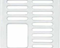 Flash Sale 👏 Sioux Chief 8 x 8 in. Porcelain 🧥 Coated Cast Iron No Hub Square Grate and Ring for 861-283Xi Floor Sink ✨