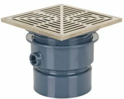 Best reviews of 😍 Sioux Chief 4 in. PVC Drain with Square Nickel-Bronze Strainer and Ring 👏