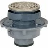 Promo ❤️ Sioux Chief FinishLine™ 833 Series 2 in. Push Joint Cast Iron Floor Drain Assembly with 5-1/2 in. Round Nickel Bronze Grate and Ring and Strainer 🛒 -Cheap Sioux Chief Store Query 1269