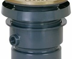 Brand new 🧨 Sioux Chief FinishLine™ 834 Series 4 in. Hub PVC Cleanout Assembly with 6-1/2 in. Round Nickel Bronze Ring and Strainer 🛒