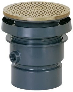 Brand new 🧨 Sioux Chief FinishLine™ 834 Series 4 in. Hub PVC Cleanout Assembly with 6-1/2 in. Round Nickel Bronze Ring and Strainer 🛒 3 Brand new 🧨 Sioux Chief FinishLine™ 834 Series 4 in. Hub PVC Cleanout Assembly with 6-1/2 in. Round Nickel Bronze Ring and Strainer 🛒