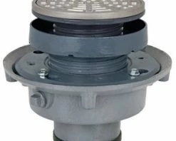 Brand new 🛒 Sioux Chief FinishLine™ 833 Series 3 in. Push Joint Cast Iron Floor Drain Assembly with 5-1/2 in. Round 304 Stainless Steel Grate and Ring and Strainer 😀