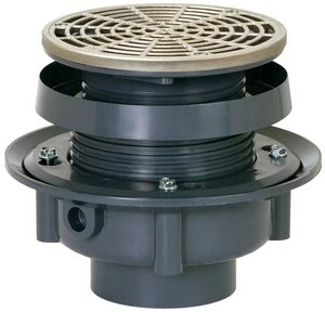 New ✨ Sioux Chief 2 in. Hub PVC Floor Drain Assembly with 5-1/2 in. Round Nickel Bronze Grate and Ring and Strainer ✨ 3 New ✨ Sioux Chief 2 in. Hub PVC Floor Drain Assembly with 5-1/2 in. Round Nickel Bronze Grate and Ring and Strainer ✨