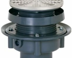 Buy ⌛ Sioux Chief FinishLine™ 833 Series 2 in. Hub PVC Floor Drain Assembly with 5-1/2 in. Round 304 Stainless Steel Grate and Ring and Strainer 🌟