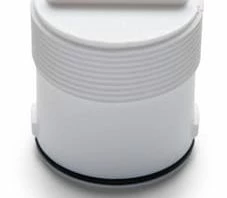 Brand new 🧨 Sioux Chief Double-Duty 2 in. Schedule 40 40 Hub Screw-On Strainer, Brass Screw Inserts, No Strainer Rim PVC Plug & Drain with Insert Stainless Steel ⌛