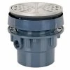 Promo 💯 Sioux Chief FinishLine™ 3 x 4 in. Hub PVC Floor Drain Assembly with 5-1/2 in. Round 304 Stainless Steel Grate and Ring and Strainer ⌛ -Cheap Sioux Chief Store Query 1387