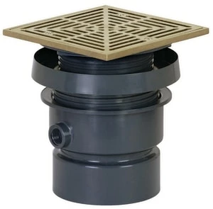 New 😀 Sioux Chief Finish Line™ 4 in. Inside Caulk Plastic Floor Drain 💯 3 New 😀 Sioux Chief Finish Line™ 4 in. Inside Caulk Plastic Floor Drain 💯