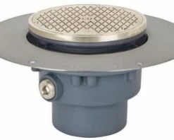 Outlet ✨ Sioux Chief 3 in. No Hub ABS Nickel Bronze No Hub Cleanout Ring and Round Cover 🤩