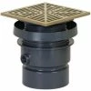 Cheap 🛒 Sioux Chief FinishLine™ 832 Series 4 in. Hub PVC Floor Drain Assembly with 7 in. Square Nickel Bronze Grate and Ring and Strainer 👏 -Cheap Sioux Chief Store Query 1416