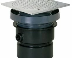 Best Sale 🥰 Sioux Chief FinishLine™ 834 Series 4 in. Hub ABS Cleanout Assembly with 6-5/8 in. Square Stainless Steel Cover 👍