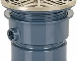 Promo 🤩 Sioux Chief 4 in. MIP ABS Floor Drain with 6-1/2 in. Round Nickel Bronze Ring and Strainer 🧨