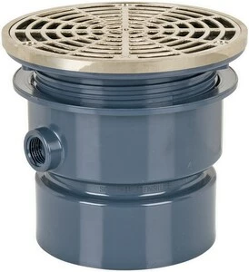 Promo 🤩 Sioux Chief 4 in. MIP ABS Floor Drain with 6-1/2 in. Round Nickel Bronze Ring and Strainer 🧨 3 Promo 🤩 Sioux Chief 4 in. MIP ABS Floor Drain with 6-1/2 in. Round Nickel Bronze Ring and Strainer 🧨