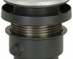 Cheapest 🔔 Sioux Chief FinishLine™ 834 Series 4 in. No Hub Ductile Iron Cleanout Assembly with 6-1/2 in. Round Stainless Steel Ring and Strainer 🌟