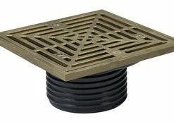 New 🔔 Sioux Chief FinishLine™ Hub Plastic Nickel Bronze Floor Drain ✔️