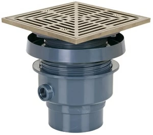 Best Sale 🧨 Sioux Chief FinishLine™ 832 Series 3 x 4 in. Hub PVC Floor Drain Assembly with 7 in. Square Nickel Bronze Grate and Ring and Strainer ✨ 3 Best Sale 🧨 Sioux Chief FinishLine™ 832 Series 3 x 4 in. Hub PVC Floor Drain Assembly with 7 in. Square Nickel Bronze Grate and Ring and Strainer ✨