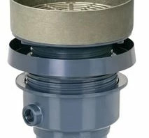 Discount ⌛ Sioux Chief 3 x 4 in. Hub PVC Floor Drain Assembly with 6-1/2 in. Round Nickel Bronze Grate 🤩