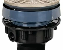 Promo 🎁 Sioux Chief FinishLine™ 832 Series 2 x 3 in. Hub ABS Floor Drain Assembly with 5-1/2 in. Round Nickel Bronze Grate and Ring and Strainer ✔️