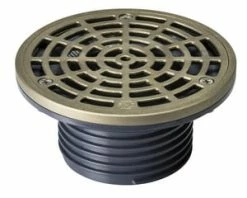 Promo ✨ Sioux Chief FinishLine™ 3 in. Adjustable 6- 1/2 in. Round Drain Nickel 🌟