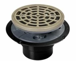Discount 🌟 Sioux Chief 821 Series 2 in. Inside Caulk Plastic Nickel Bronze Shower Drain 🌟