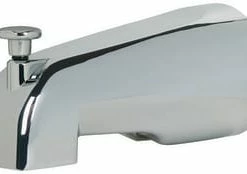 Best Sale 😍 Sioux Chief Smart Spout™ 1/2 x 2-5/8 x 5-1/4 in. Plastic and Stainless Steel Tub Spout in Chrome 👍