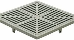 Outlet 🧨 Sioux Chief Square Grate and Ring in Nickel Bronze 👍