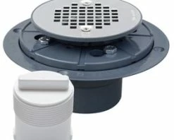 Cheapest 🔔 Sioux Chief Double-Duty 2 in. Inside Caulk Plastic Stainless Steel Shower Drain 🎁