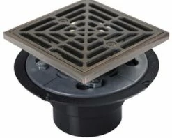 Brand new 👍 Sioux Chief 821 Series 2 in. Inside Caulk Plastic Oil Rubbed Bronze Shower Drain 😍
