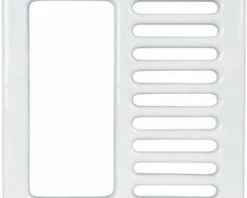 Best Sale ⌛ Sioux Chief 8-3/8 in. Open- Half Porcelain 🧥 Coated Cast Iron Grate ✔️