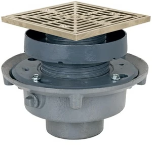 Best Pirce 😉 Sioux Chief FinishLine™ 3 in. No Hub Cast Iron Floor Drain Assembly with Square Nickel Bronze Grate and Ring and Strainer 👍 3 Best Pirce 😉 Sioux Chief FinishLine™ 3 in. No Hub Cast Iron Floor Drain Assembly with Square Nickel Bronze Grate and Ring and Strainer 👍