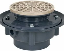 Brand new 😀 Sioux Chief 4 in. Plastic Flashing Drain with Ring and Strainer for Tap Primer with Plug 👍