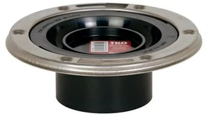 New 💯 Sioux Chief TKO™ 3 in. Stainless Steel Spigot Swivel Ring Closet Flange 👏 3 New 💯 Sioux Chief TKO™ 3 in. Stainless Steel Spigot Swivel Ring Closet Flange 👏