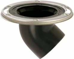 Cheapest 👏 Sioux Chief DropKick® 3 in. ABS Spigot 45 Degree Swivel Ring Closet Flange 💯